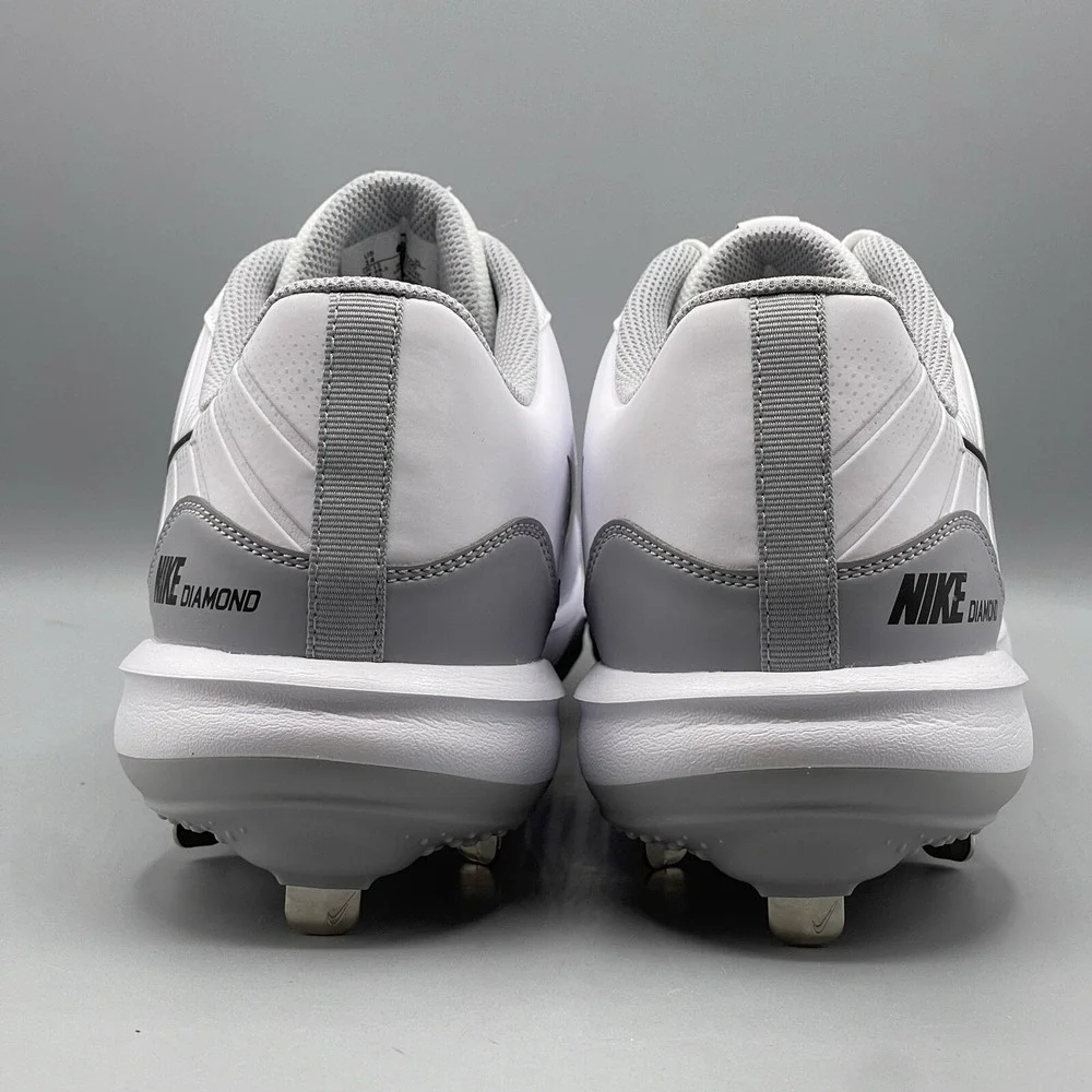 Nike Alpha Huarache Men's 14 Baseball‎ Cleats White Varsity 4 Low DJ6516-100